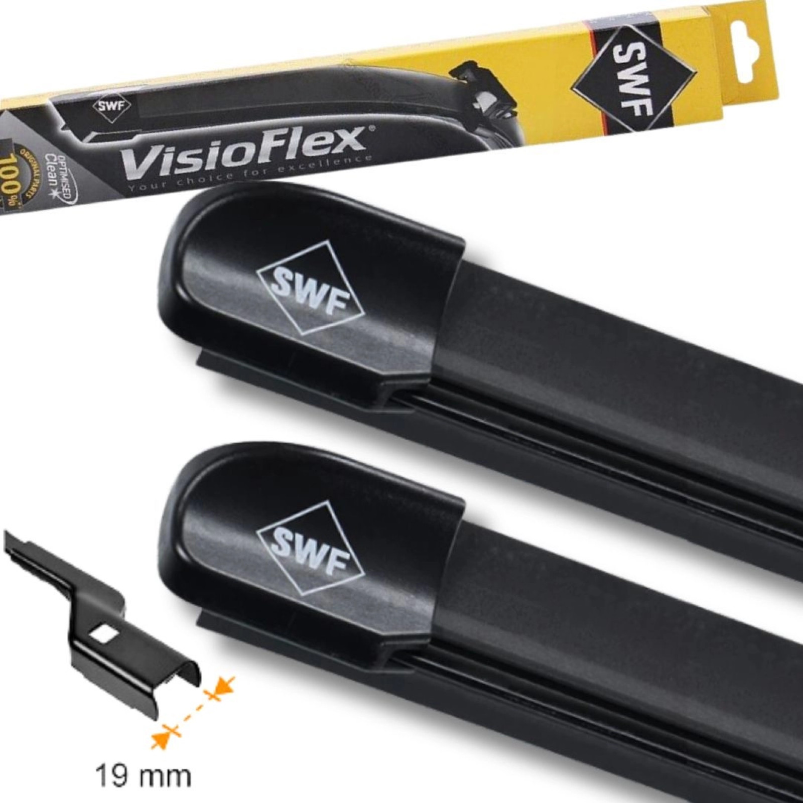 SWF 119305 VISIOFLEX Scheibenwischer VORNE für VW GOLF 5 6 PASSAT B6 B7 TOURAN - Bild 1 von 1