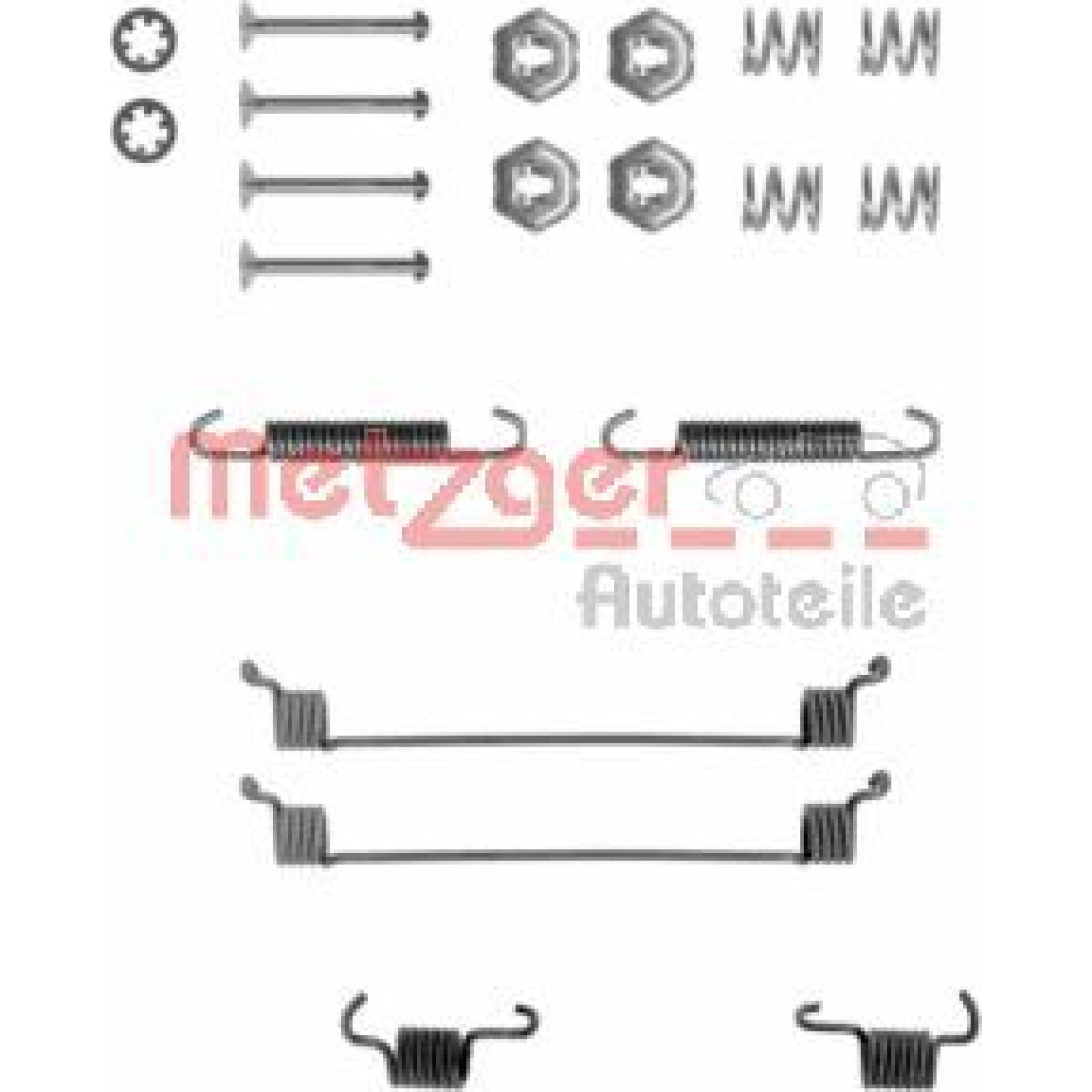 Metzger 105-0651 Zubehörsatz Bremsbacken für RENAULT PEUGEOT CITROEN 19 RAPID - Bild 1 von 1
