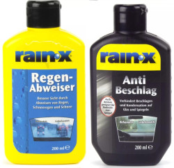 Rain-X REGENABWEISER 200ml + Rain-X ANTIBESCHLAG 200ml 801222+811222