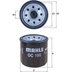 Knecht OC 195 Ölfilter für MAZDA 121 121 I 2 3 323 C 323 F 323 F I 323 323 I