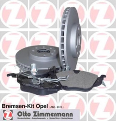 Zimmermann 640.4247.00 Bremsensatz für OPEL KARL C16