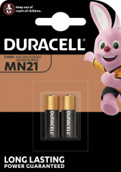 2er Pack Duracell MN21 Batterie Alkaline 12V A23 23A LR23A MN21 V23G